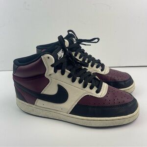 Nike Mens Court Vision Mid NN Purple Basketball Shoes Sneakers DN3577-600 Sz 8